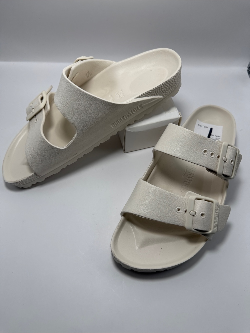 Birkenstock Arizona EVA Sandals White Size 37 / 7B NWT